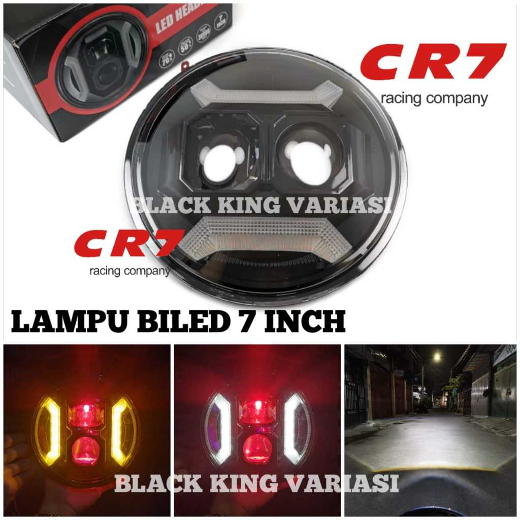 Lampu Biled 7 inch Lampu Led Projector Biled 7 Inch Lampu Utama Biled 7 Inch Universal Headlamp Bile