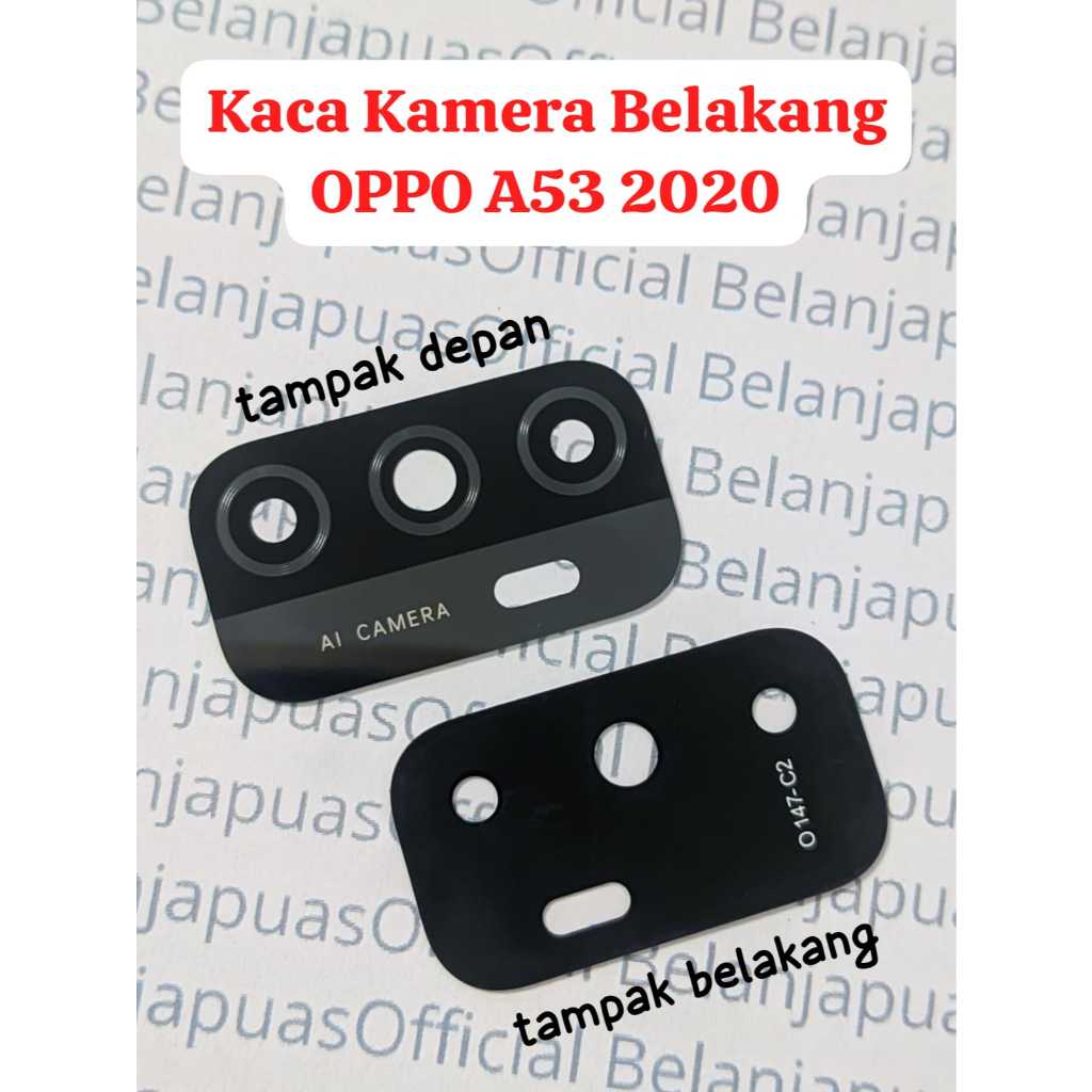 Kaca pengganti Lensa Kamera Belakang OPPO A53 2020