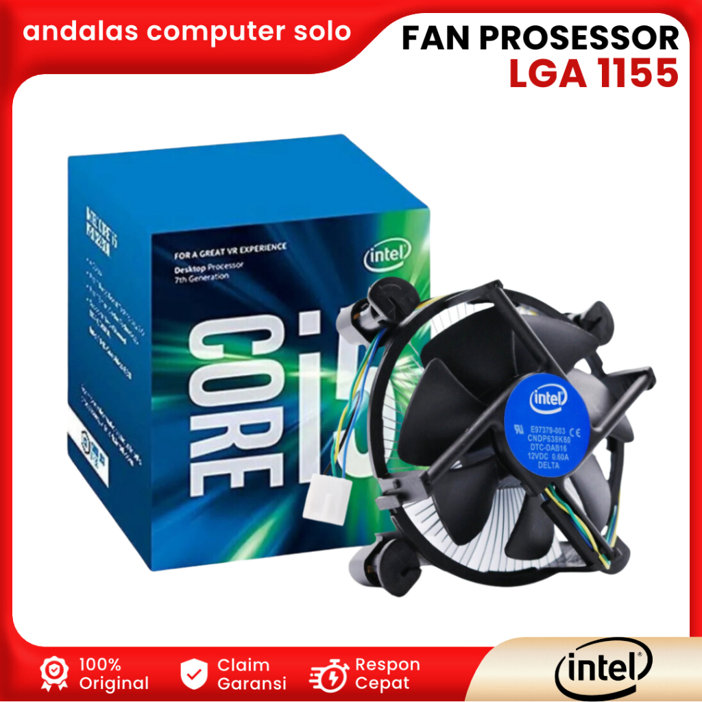 FAN PROCESSOR LGA 1155/1151/1150/1200 STANDART FAN PROCESSOR BOX