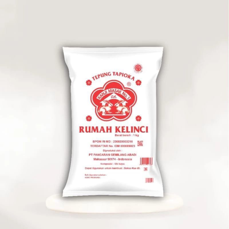 

Tepung Tapioka/Kanji Rumah Kelinci 1kg