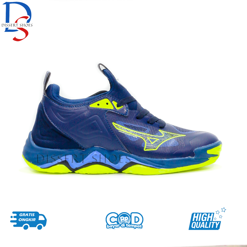 SEPATU VOLI MIZUNO WAVE MOMENTUM 3 PENDEK SEPATU OLAHRAGA PRIA WANITA