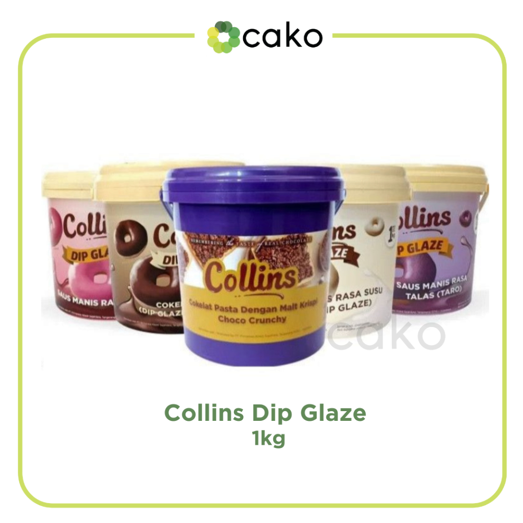 

Collins Dip Glaze 1kg / Selai Dipping