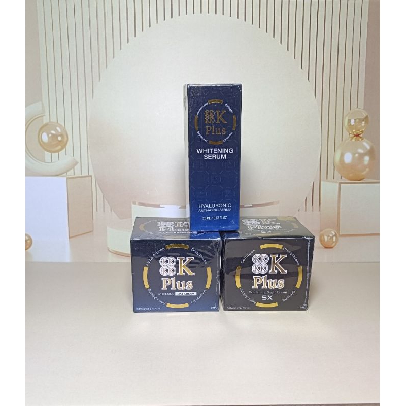 4K DAY CREAM/4K NIGHT CREAM/Serum 4K whitening/4K Plus 5X whitening serum Hyaluronic serum anti oksi