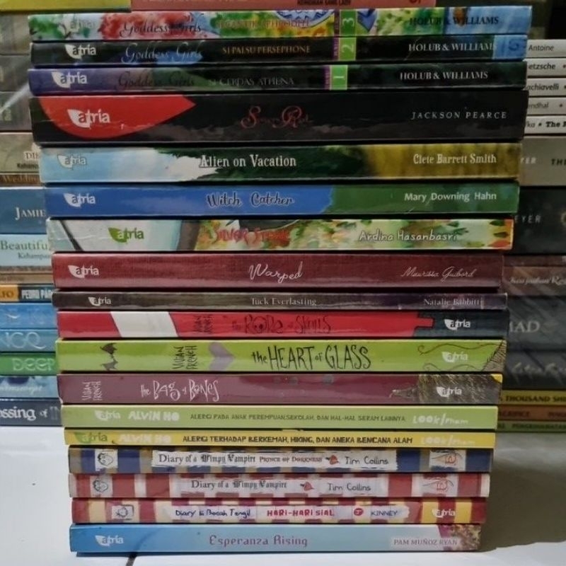 Aneka Novel Murah Terbitan Atria preloved ORIGINAL (Bahasa Indonesia)