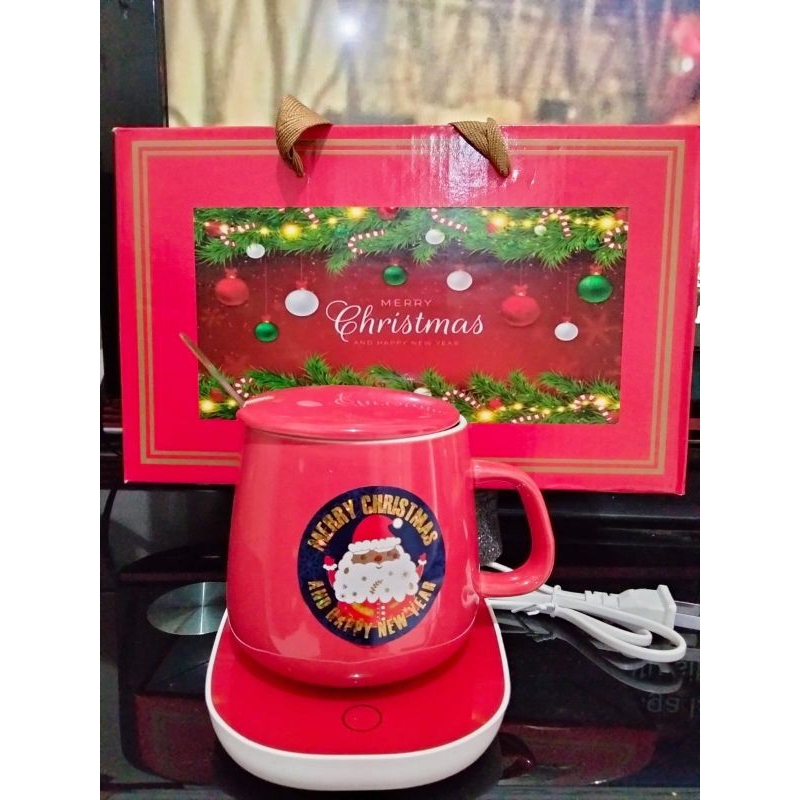 Warmer Coffee Set /Cangkir kopi pemanas portable/Hampers natal