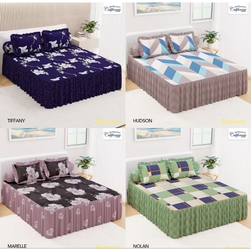 CALIFORNIA - SPREI CALIFORNIA RUMBAI 180*200