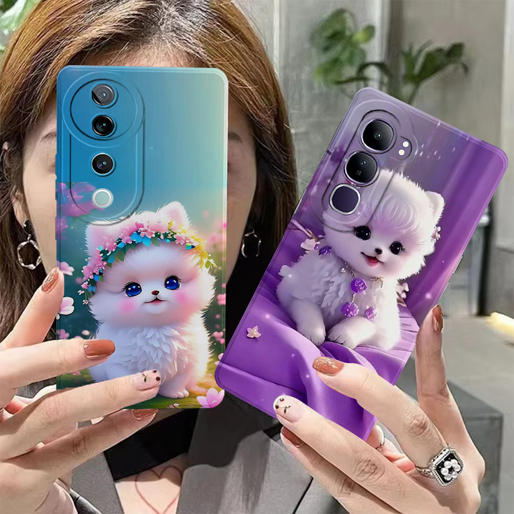 Vivo 40 lite / Vivo v40 / Vivo v40pro - Pelindung Hp - Motif Kuc1ng - Procamera - Bumper - case Lent