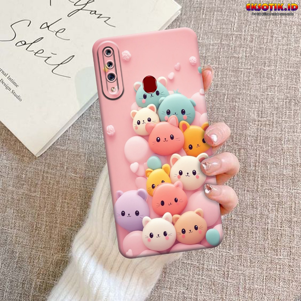 Case Samsung A20s - Casing Samsung A20s - Fashion Case - Silikon Samsung A20s  - Motif Keren Dan Luc