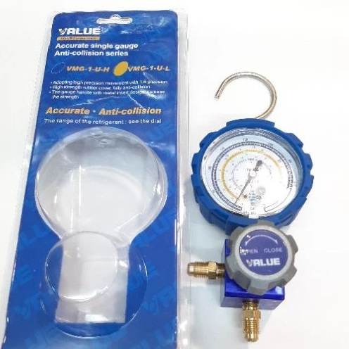 Testing manifold single r410 r32 r22 single merk value TESTING METER MANIFOLD AC