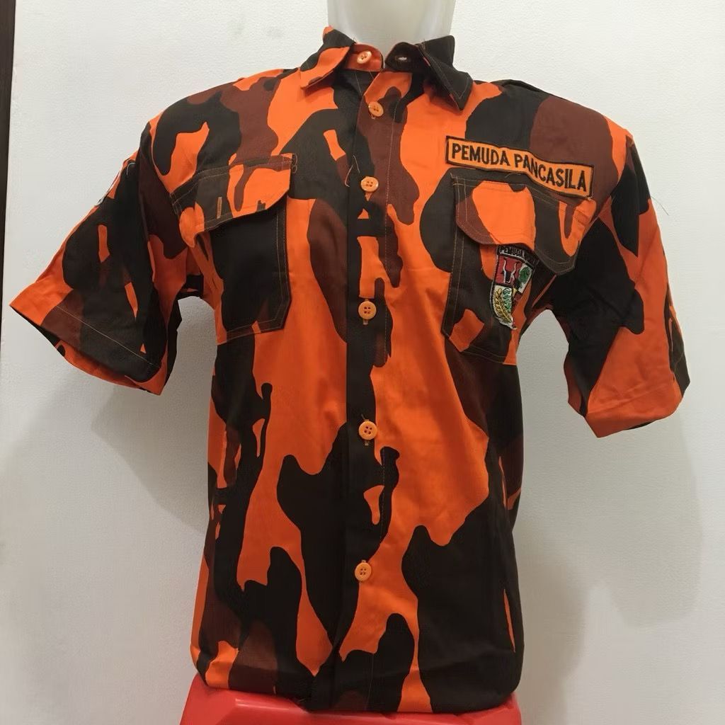 Baju Kemeja PP Murah dan Terbaik || Kemeja Pemuda Pancasila Full Loreng