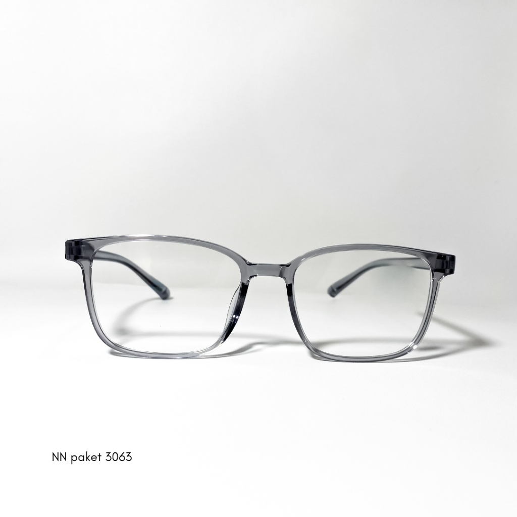 SuperEye Optic - Kacamata NN PAKET 3063 Include Lensa bisa req Minus/Plus/Silinder kacamata plastik,