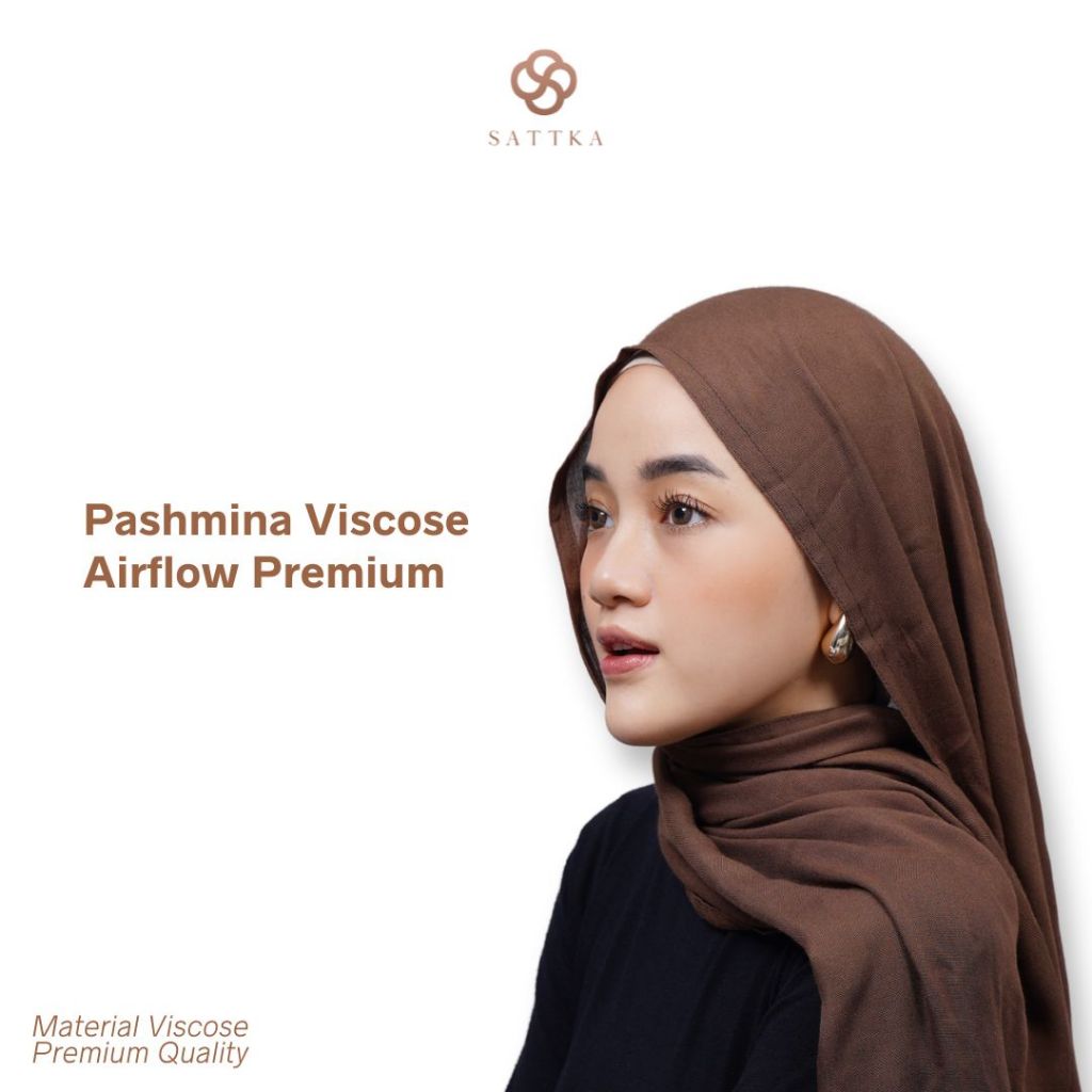 Pashmina Viscose Airflow Premium Sattka