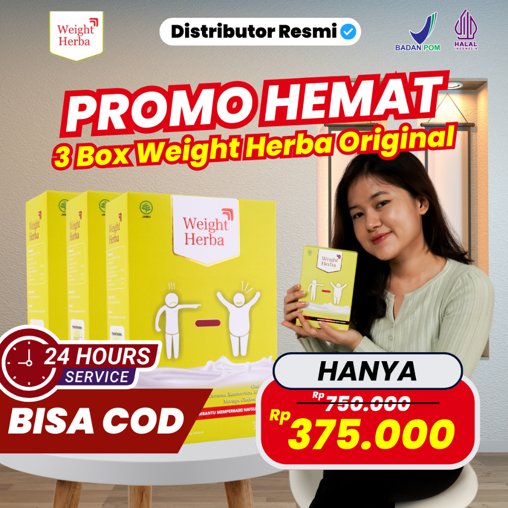 

Promo Hemat 3 Box Weight Herba Original Asli Susu Kambing Etawa Untuk Penggemuk Badan BPOM Halal COD