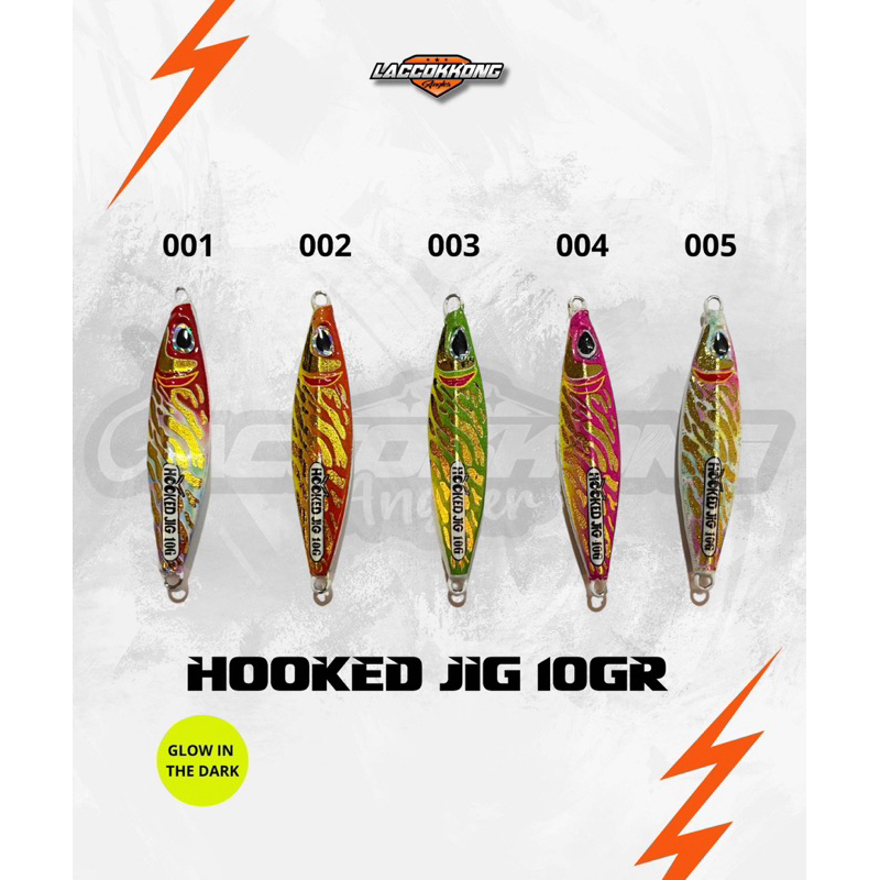 micro jig - hooked jig 10g - hooked jig 15g