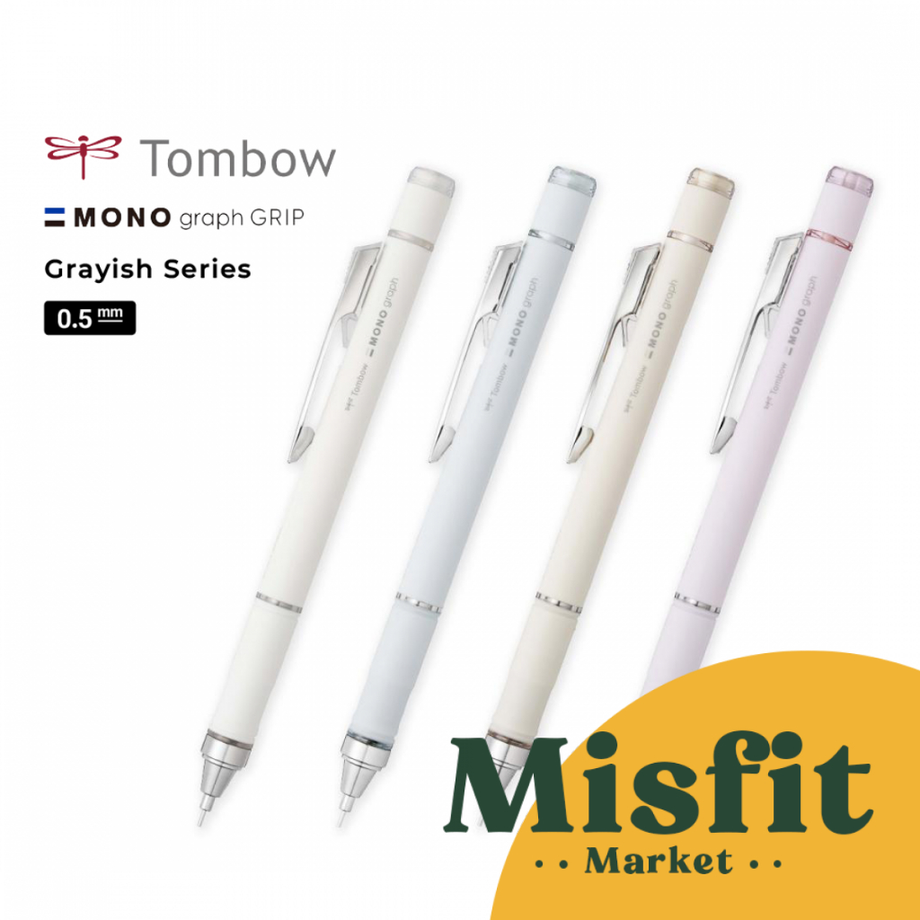 

Tombow Mono Graph GRIP Grayish Basic Series Mechanical Pencil 0.5 mm