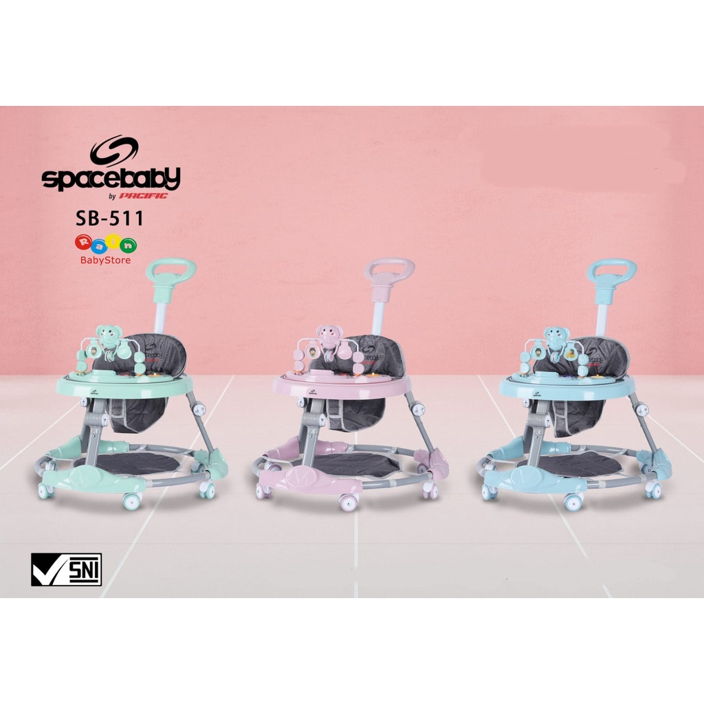 SPACE BABY WALKER SB-511 || SPACE BABY WALKER SB-512-GAJAH || ALAT BANTU BELJAR JALAN
