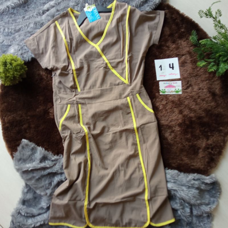 Dress Baru sifon mini new with dress size remaja tag 14