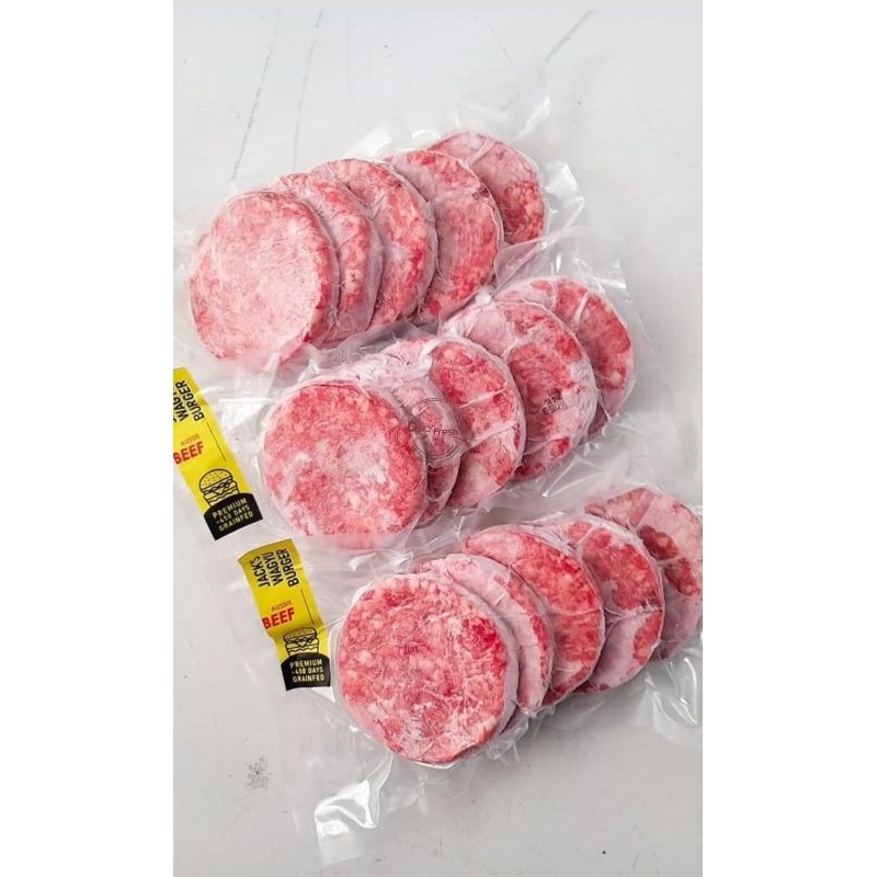 

AUST WAGYU BEEF PATTY | BURGER SAPI 5PCS 500GR