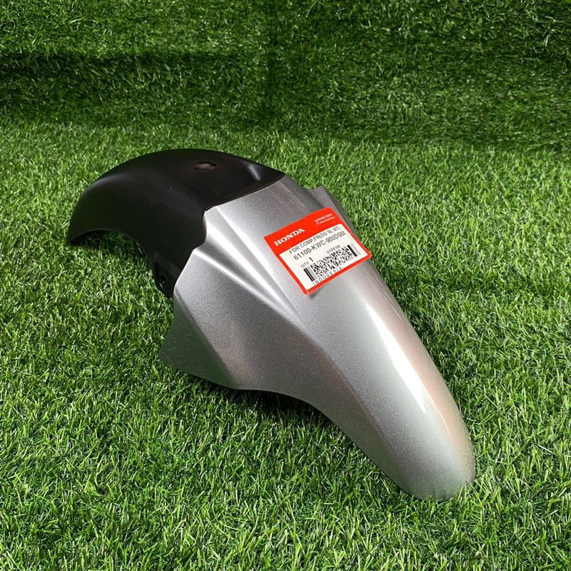 front fender spakbor slebor depan honda CS one cs1 silver original AHM