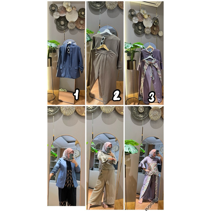 preloved blazer dan setelan