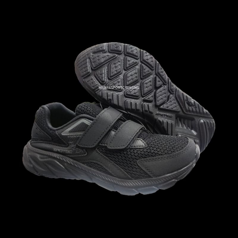 sepatu sekolah anak spotec calvin velcro JR sepatu sekolah perekat