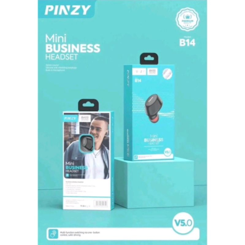 ✅ Headset Bluetooth Pinzy B14