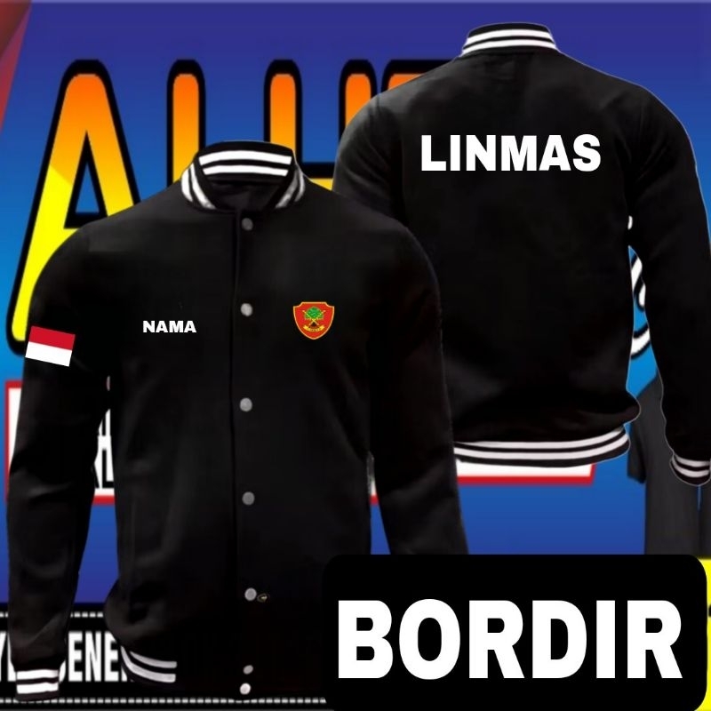 Jaket bordir linmas jaket linmas jaket baseball linmas jaket varsity linmas jaket kerja linmas jaket