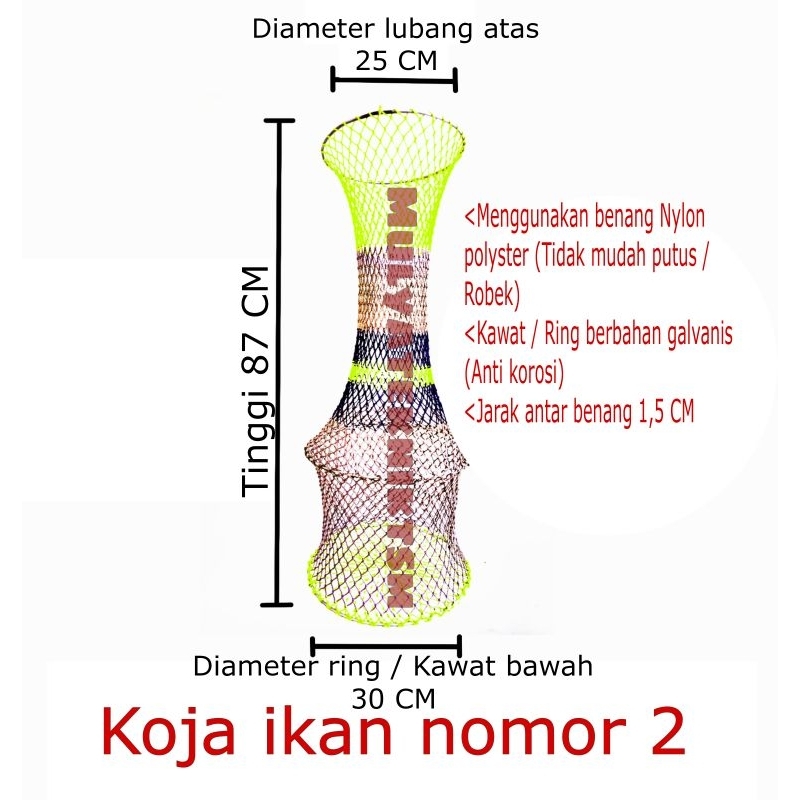 Keramba ikan koja pancing ikan