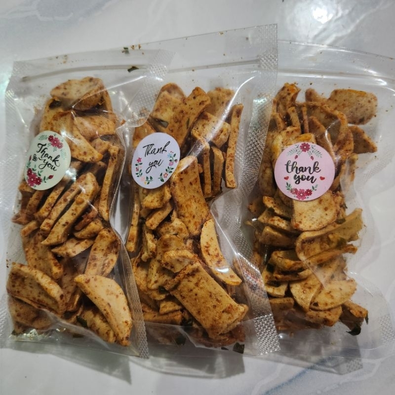 

Basreng Original Daun Jeruk / Basreng Pedas Balado Daun Jeruk