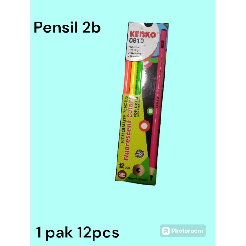 

pensil 2b pencil kenko 0810 pena tulis gambar termurah 1pcs