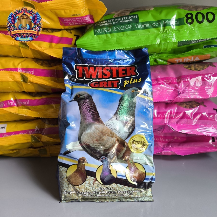 TWISTER GRIT PLUS PAKAN BURUNG ASINAN MERPATI BALAP KOLONGAN POS PERKUTUT
