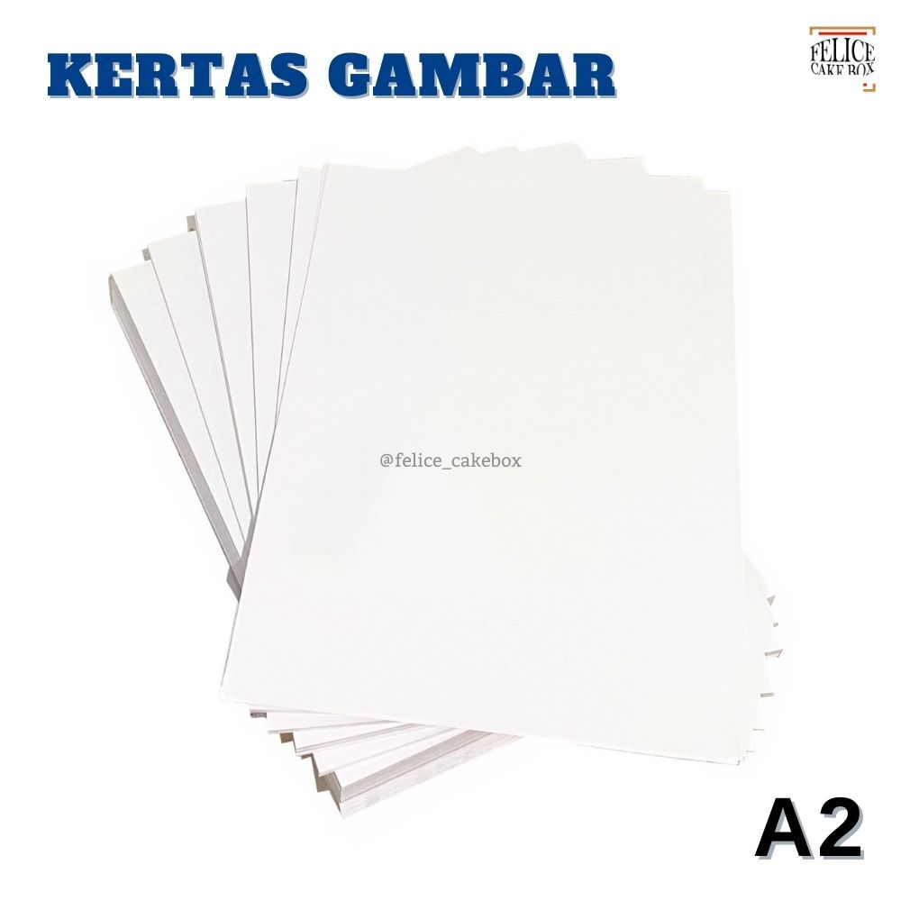 

KERTAS GAMBAR 200 GSM A2 / BRIEF CARD / KERTAS MANILA / KERTAS SKETSA / SKETCH PAPER / KERTAS ARSITEKTURAL