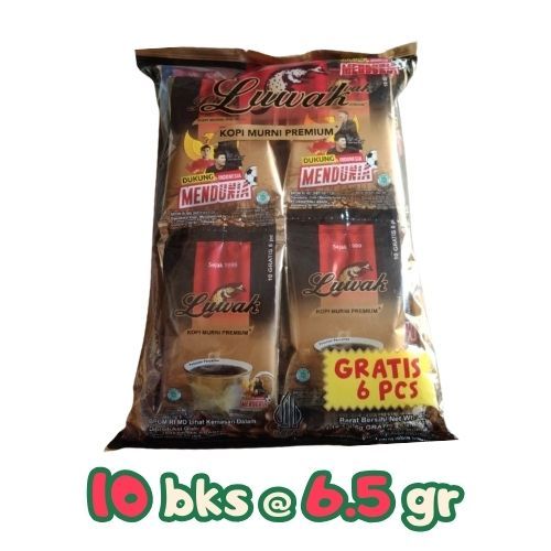 

Luwak Kopi Murni Premium Isi 15 Sachet @6.5gr (Lagi di Diskon)