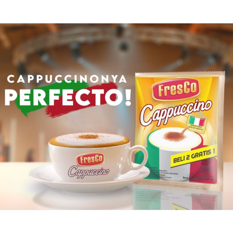 

Fresco Cappuccino Beli 2 Gratis 1 (1 renceng isi 15 Sachet)