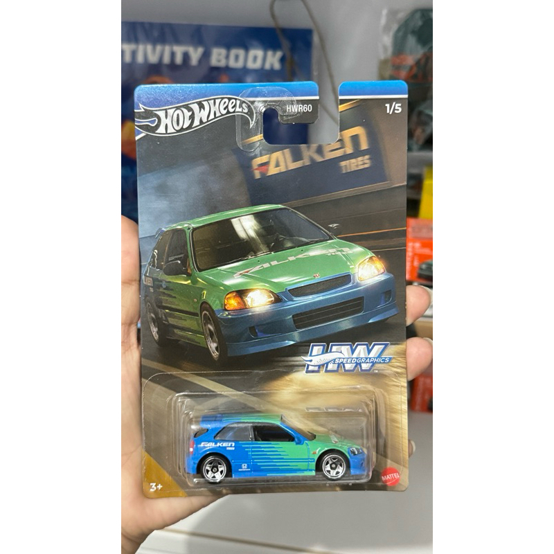 Hot wheels Honda Civic EK9 Falken