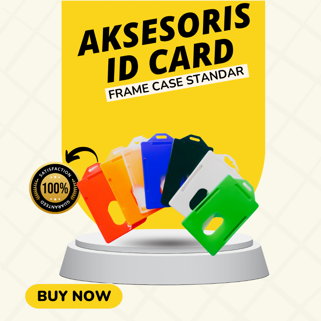 

Frame Case ID Card Standar Keren & Tahan Lama, Cocok untuk KTP dan Kartu Nama