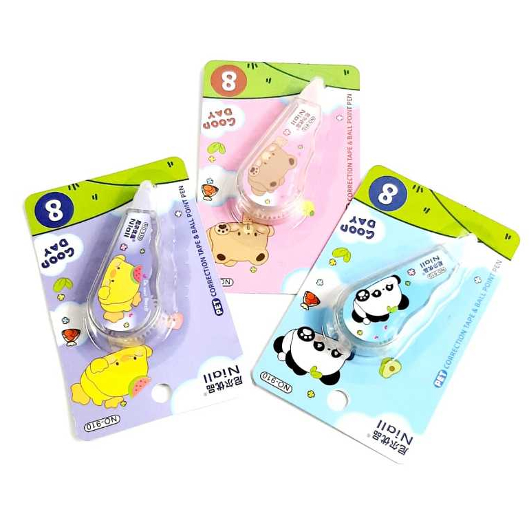 

Harga (1pcs) correction tape SANRIO No 0862 8M X 5MM/ NIALL No-910