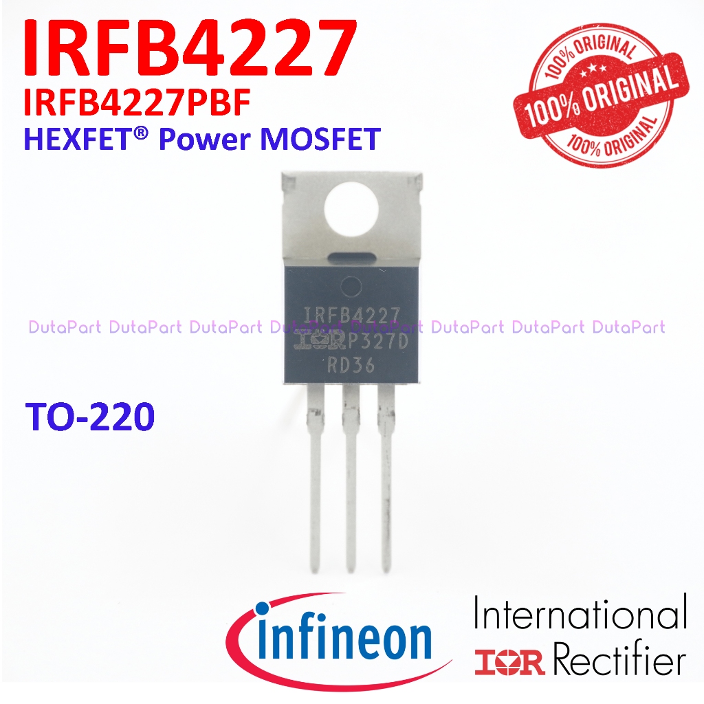 IRFB4227 IRFB4227PBF ORIGINAL INFINEON IRF IRFB 4227 200V 65A MOSFET TO-220