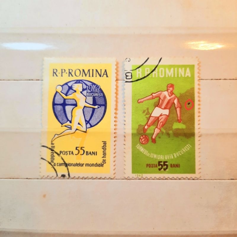 

Prangko Koleksi Filateli Romania 1962 Ball Player