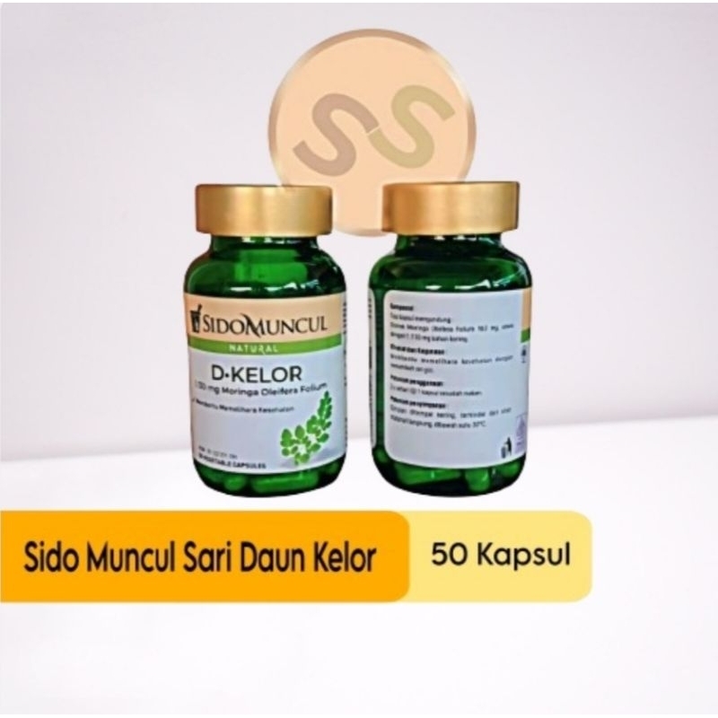 SIDO MUNCUL SARI DAUN KELOR ISI 50 KAPSUL