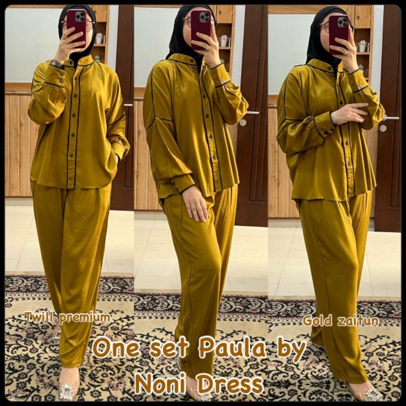 Noni Dress setelan celana Paula