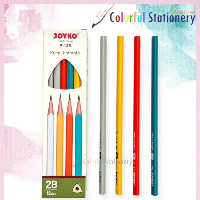 

Pensil 2B Joyko Batang Segitiga P-125 (12 Pcs)