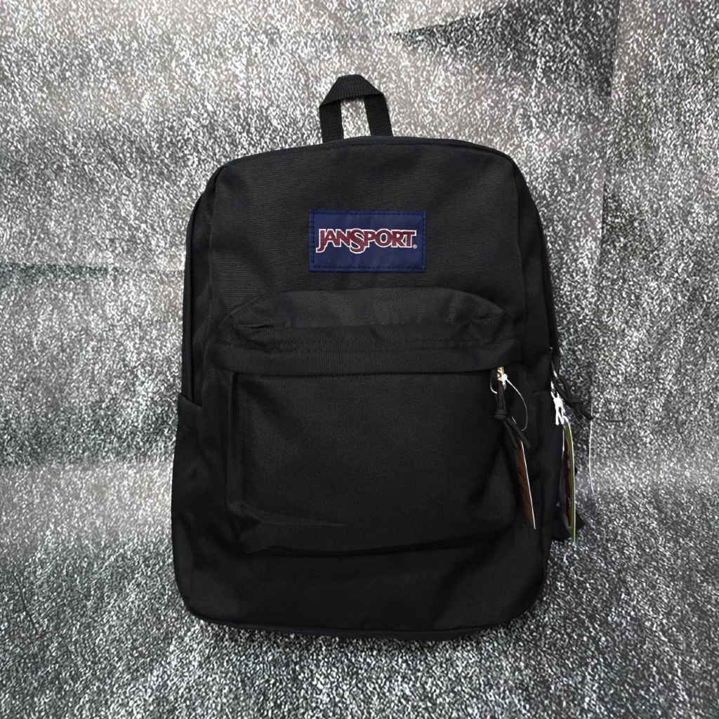 TAS RANSEL JS JANSPORT SPORT BAG ORIGINAL BLACK BACKPACK