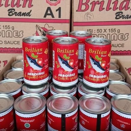 

( Isi 3 kaleng ) Sarden brilian uk 155gr exp 2027 termurah