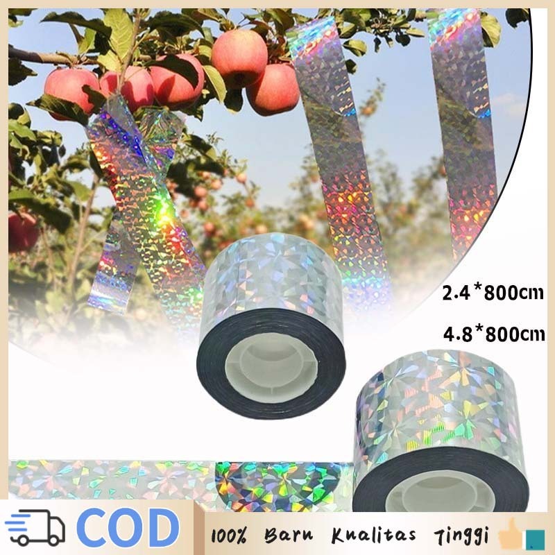 80m Pita Pengusir Burung Plastik Pengusir Burung Pengusir Burung Di Sawah Pengusir Burung