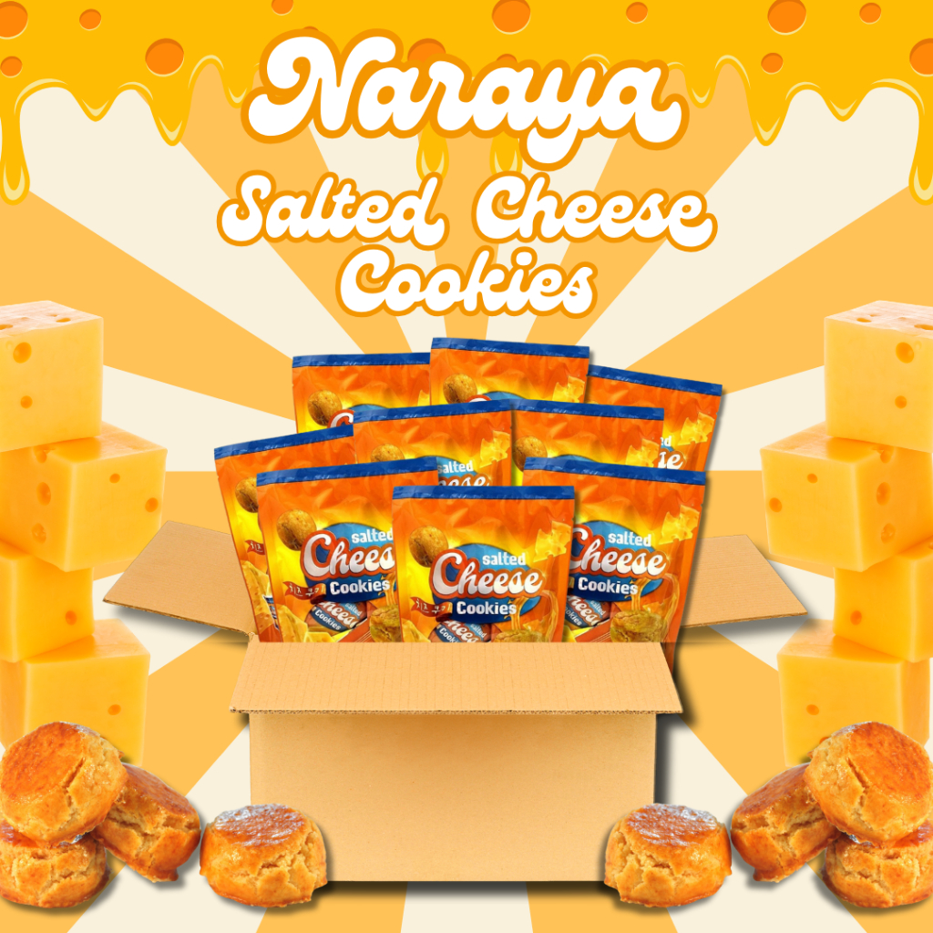 

Naraya Salted Cheese Cookies 1 Karton