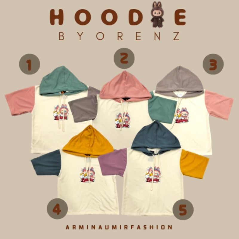 Hoodie Kaos Crop By Orenz