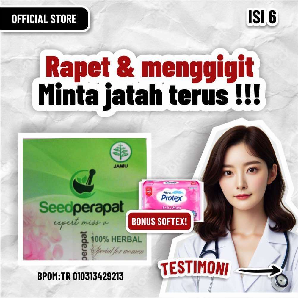 Seed Perapat Miss V BPOM Aman – Jamu Rapet Kembali Perawan, Obat Keputihan Herbal