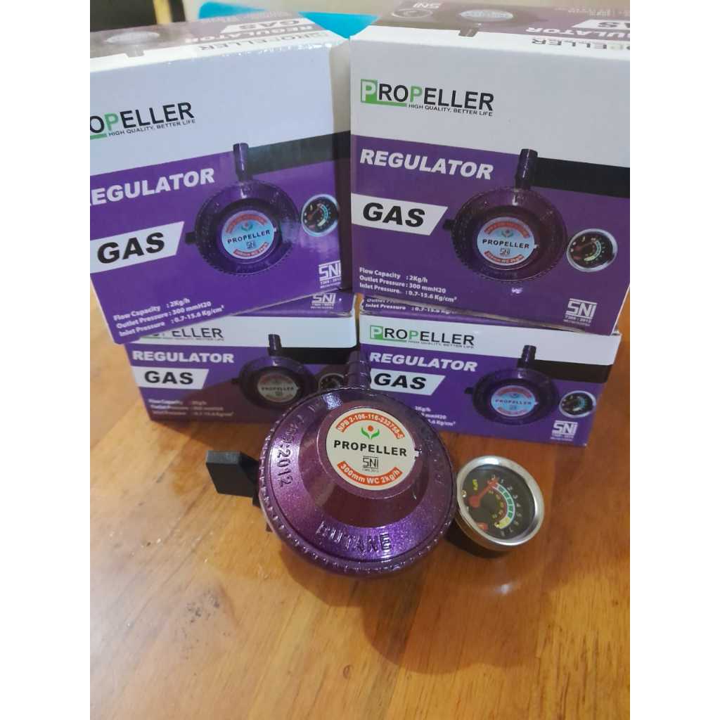 Regulator Gas propeller -  Regulator kompor gas Tekanan Rendah Propeller