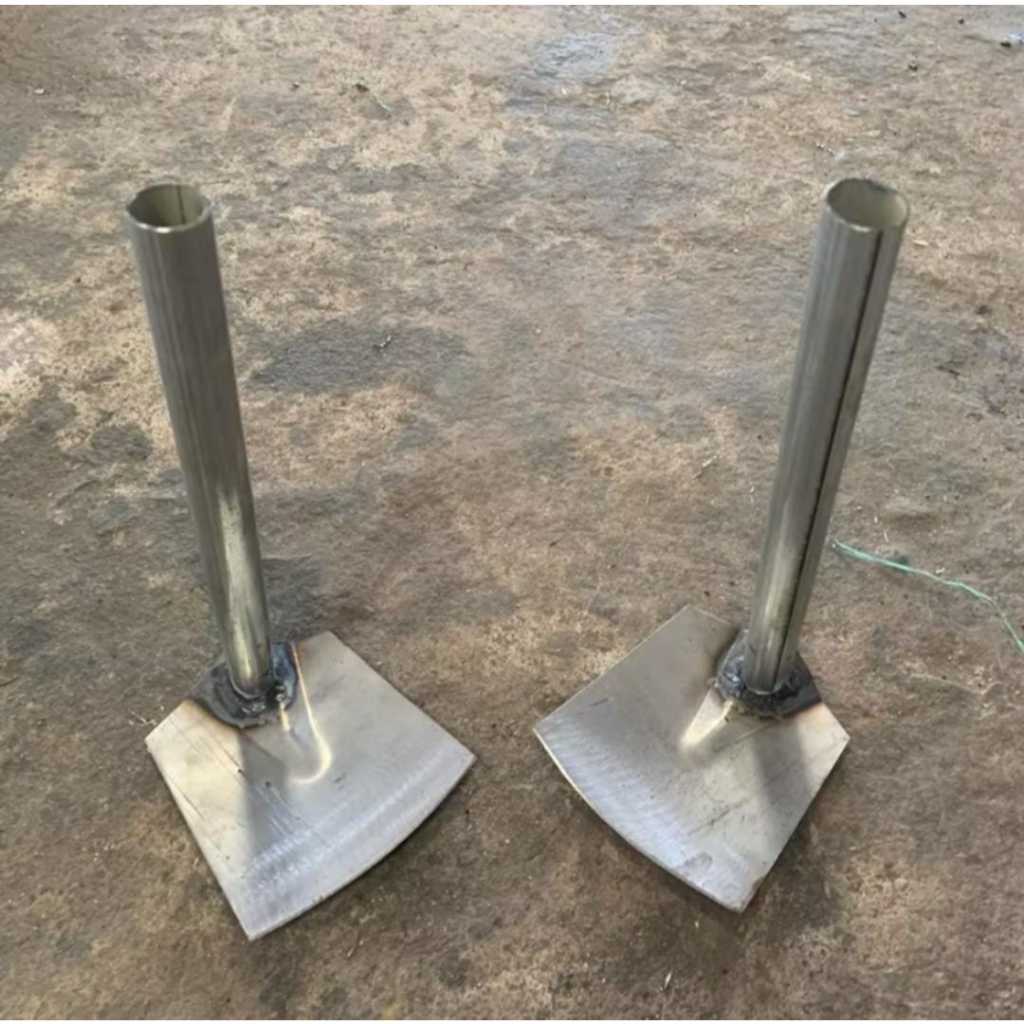 Cangkul mini Taman Besar Gagang pipa - Cangkul Mini Tanah Rumput- Alat perkebunan